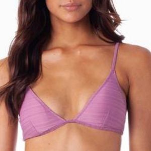 Purple rhythm bikini top